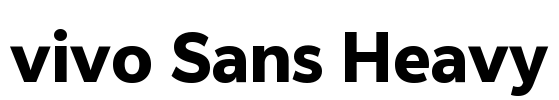 vivo Sans Heavy