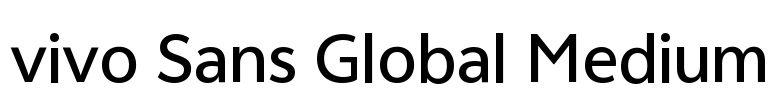 vivo Sans Global Medium