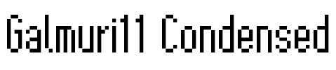 Galmuri11 Condensed