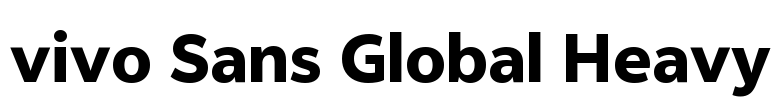 vivo Sans Global Heavy