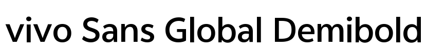 vivo Sans Global Demibold
