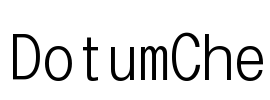 DotumChe 预览图