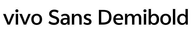 vivo Sans Demibold