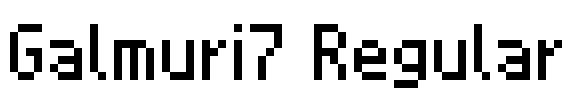 Galmuri7 Regular