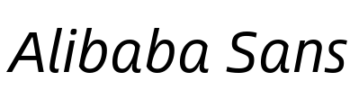 Alibaba Sans