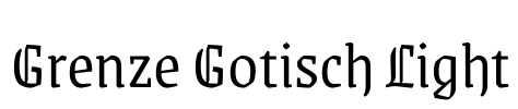 Grenze Gotisch Light 预览图