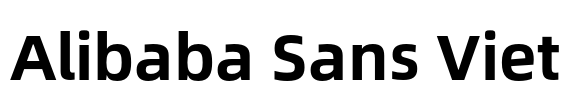 Alibaba Sans Viet