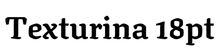 Texturina 18pt