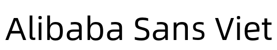 Alibaba Sans Viet