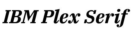 IBM Plex Serif