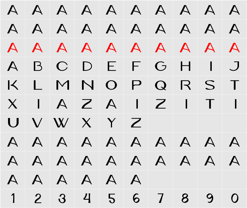 JARDEN 字符映射表
