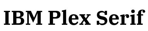 IBM Plex Serif