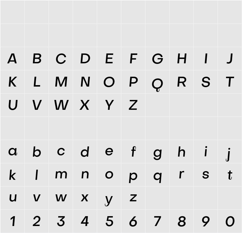 Subjectivity Medium 字符映射表