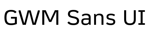 GWM Sans UI